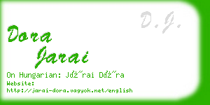 dora jarai business card